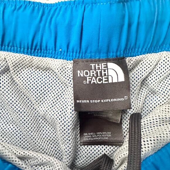 The North Face Men Class V Drummer Blue Red Accent With Belt Trunks Shorts Large - Picture 6 of 8